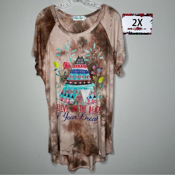 Believe in the Beauty of your dreams Southern Grace Tee - 2X - Picture 1 of 8